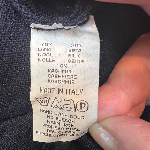 Gran Sasso Navy Color Sweater - Picture 4 of 5